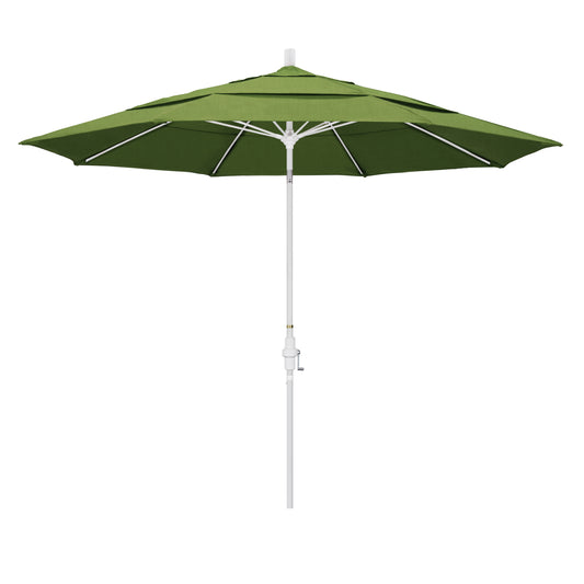 CasaFoyer 11' Extra-Large California Market Umbrella with Commercial-Grade Design, Aluminum Pole, Fiberglass Ribs, Collar Tilt, and Wind-Resistant Canopy
