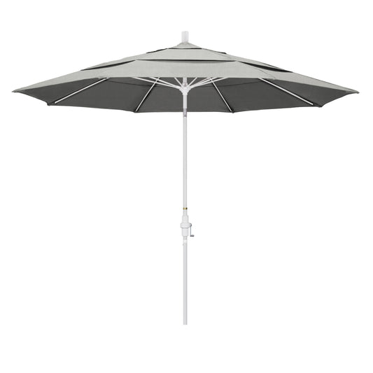 CasaFoyer 11' California Market Umbrella - Extra Large, Commercial-Grade Design, Aluminum Pole, Fiberglass Ribs, Collar Tilt, Wind Resistant