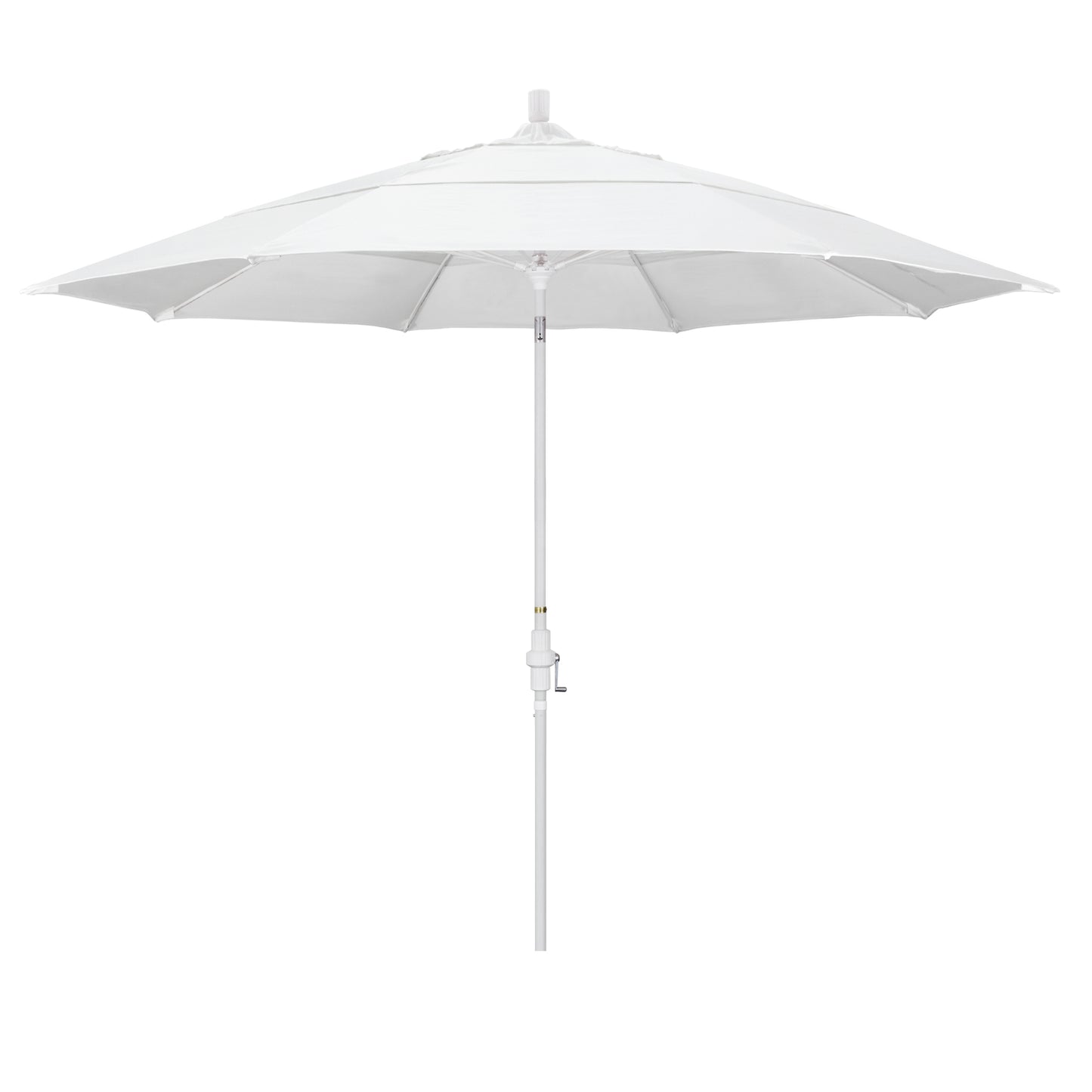 CasaFoyer 11' Extra-Large California Market Umbrella with Collar Tilt and Fiberglass Ribs - Durable Aluminum Pole - Wind Resistant - Premium Shade Solution