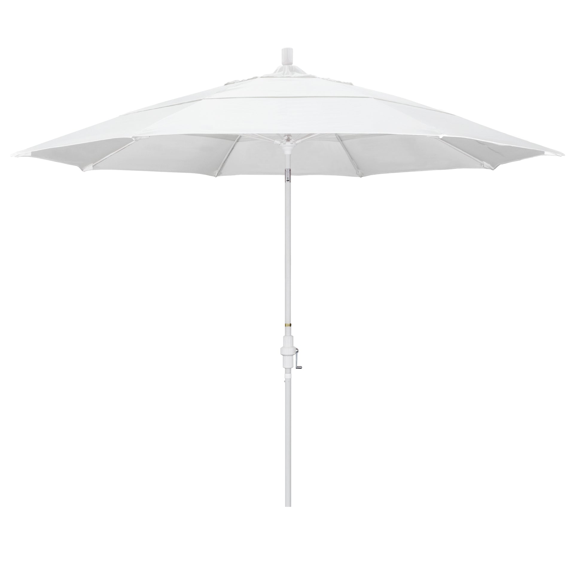 CasaFoyer 11' Extra-Large California Market Umbrella with Collar Tilt and Fiberglass Ribs - Durable Aluminum Pole - Wind Resistant - Premium Shade Solution