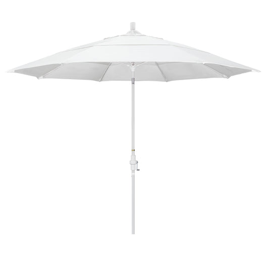 CasaFoyer 11' Extra-Large California Market Umbrella with Collar Tilt and Fiberglass Ribs - Durable Aluminum Pole - Wind Resistant - Premium Shade Solution