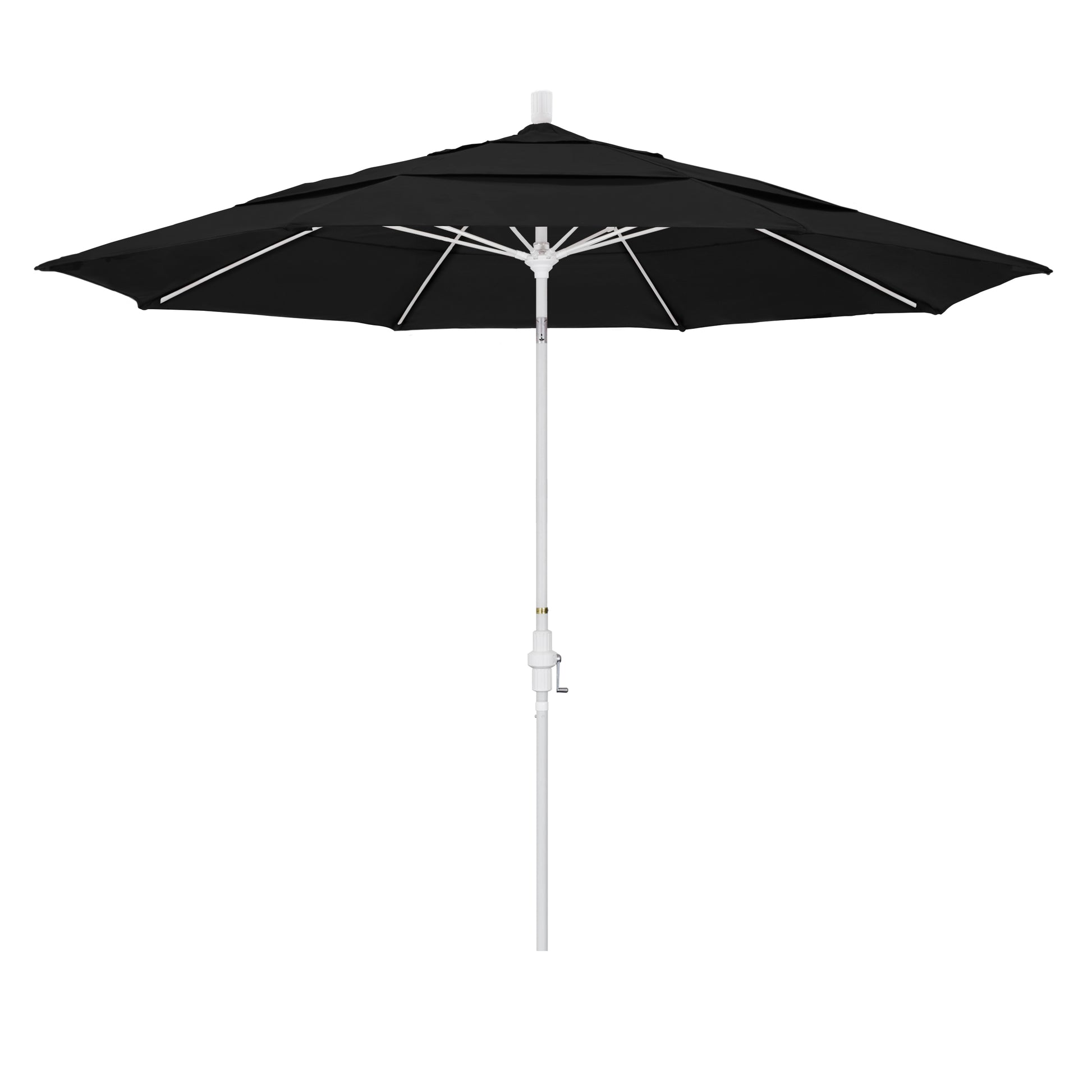 CasaFoyer 11' Extra-Large California Market Umbrella | Commercial-Grade Design | Aluminum Pole | Fiberglass Ribs | Collar Tilt | Wind Resistant Canopy