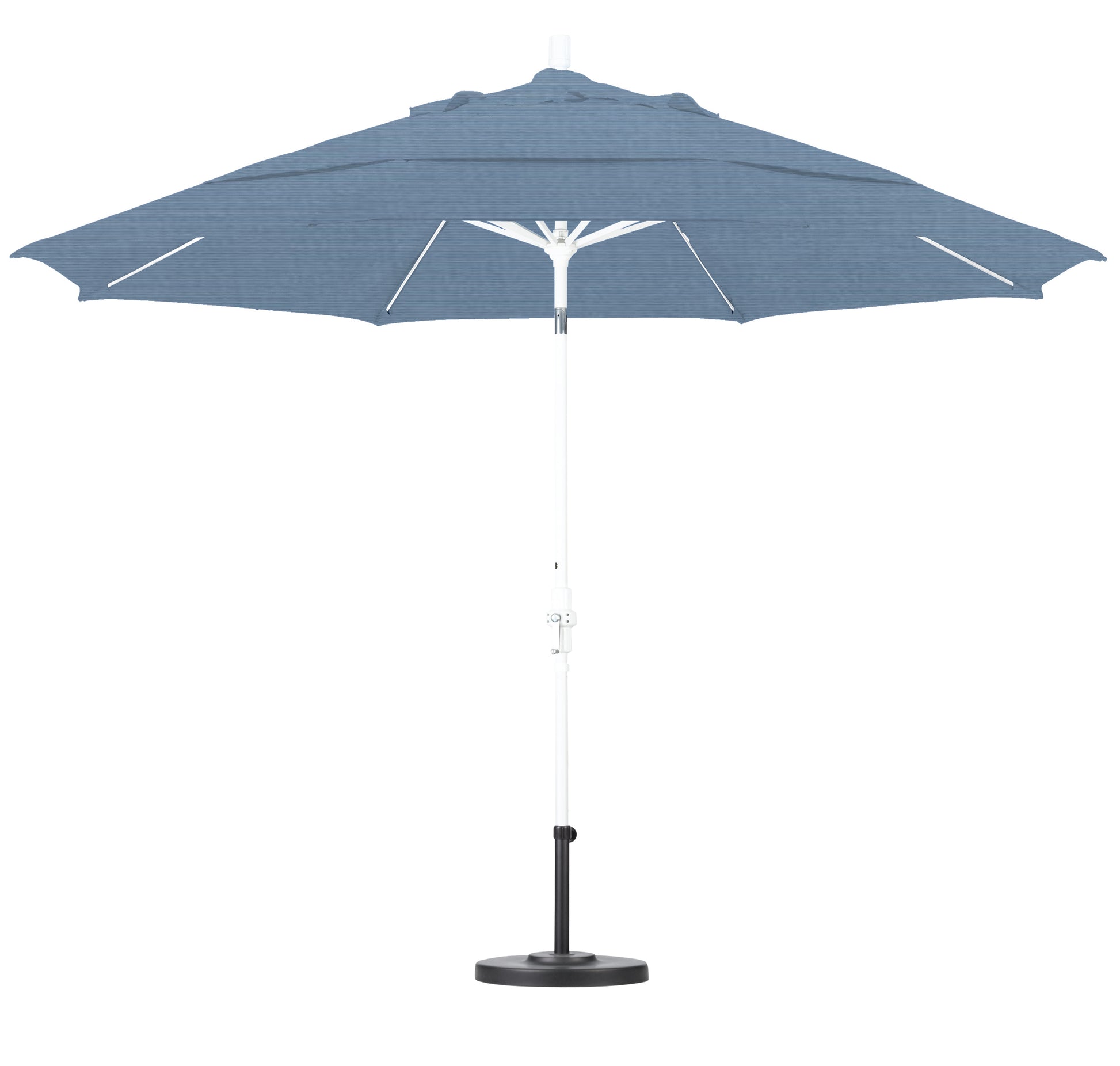 CasaFoyer 11' Extra-Large California Market Umbrella with Commercial-Grade Design, Aluminum Pole, and Fiberglass Ribs. Wind-Resistant and User-Friendly.