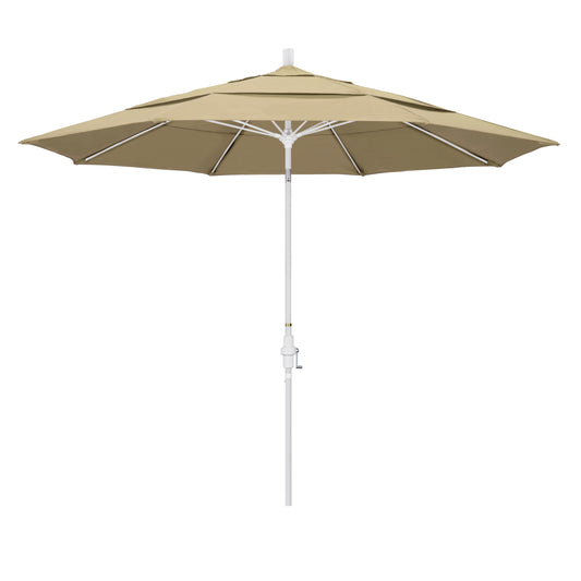CasaFoyer 11' Extra-Large California Market Umbrella | Commercial-Grade Design | Aluminum Pole | Fiberglass Ribs | Collar Tilt | Wind Resistant | Sunbrella Fabric
