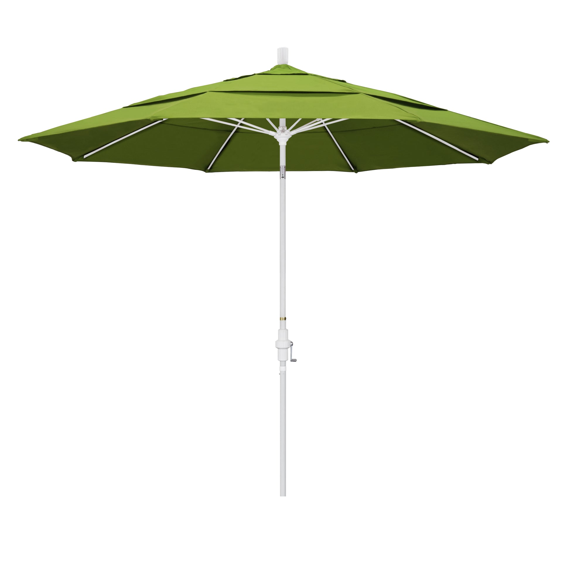 CasaFoyer 11' Extra-Large California Market Umbrella with Commercial-Grade Design, Aluminum Pole, and Fiberglass Ribs. Wind-Resistant, Tilt Control, and User-Friendly Crank Lift.