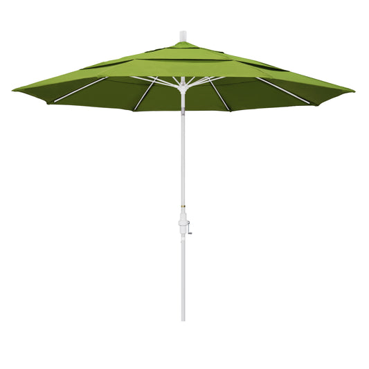 CasaFoyer 11' Extra-Large California Market Umbrella with Commercial-Grade Design, Aluminum Pole, and Fiberglass Ribs. Wind-Resistant, Tilt Control, and User-Friendly Crank Lift.
