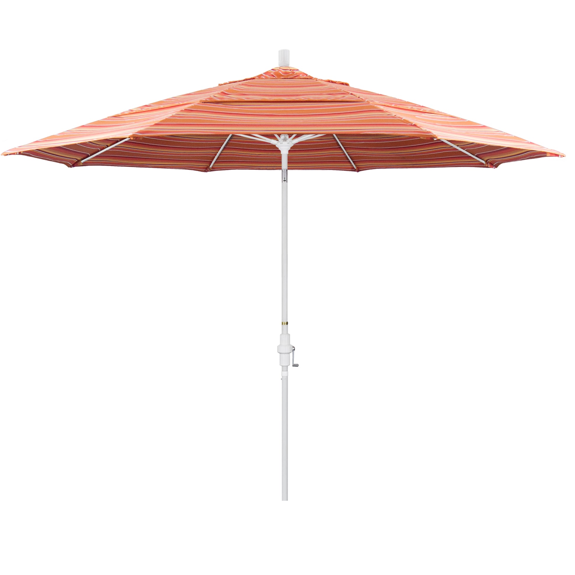 CasaFoyer 11' Extra-Large California Market Umbrella with Commercial-Grade Design, Aluminum Pole, Fiberglass Ribs, Collar Tilt, and Durable Sunbrella Canopy