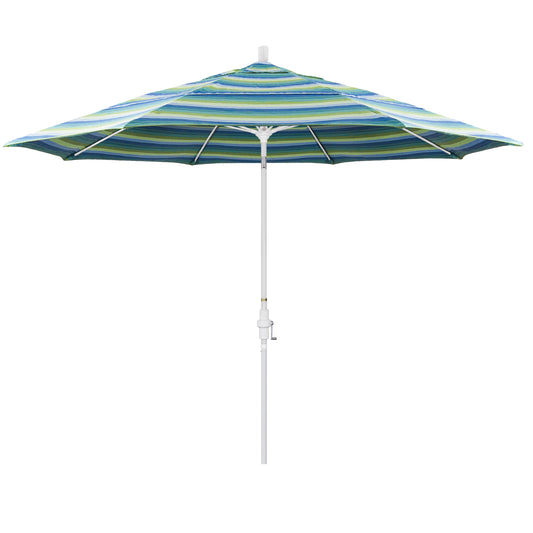 CasaFoyer 11' California Market Umbrella with Advanced Collar Tilt Design - Durable Aluminum Pole, Premium Fiberglass Ribs, Wind Resistant Canopy - Sunbrella Fabric