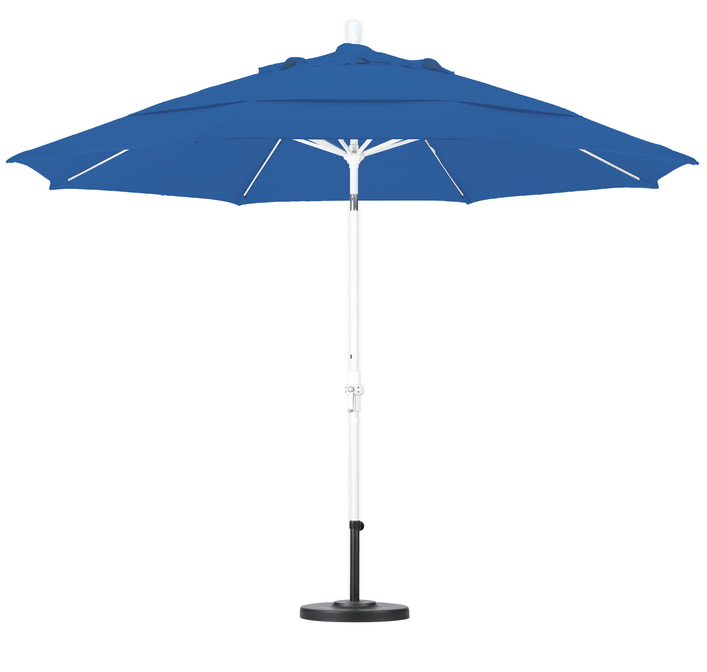 CasaFoyer 11' California Market Umbrella - Extra Large, Commercial-Grade Design, Aluminum Pole, Fiberglass Ribs, Collar Tilt, Wind Resistant