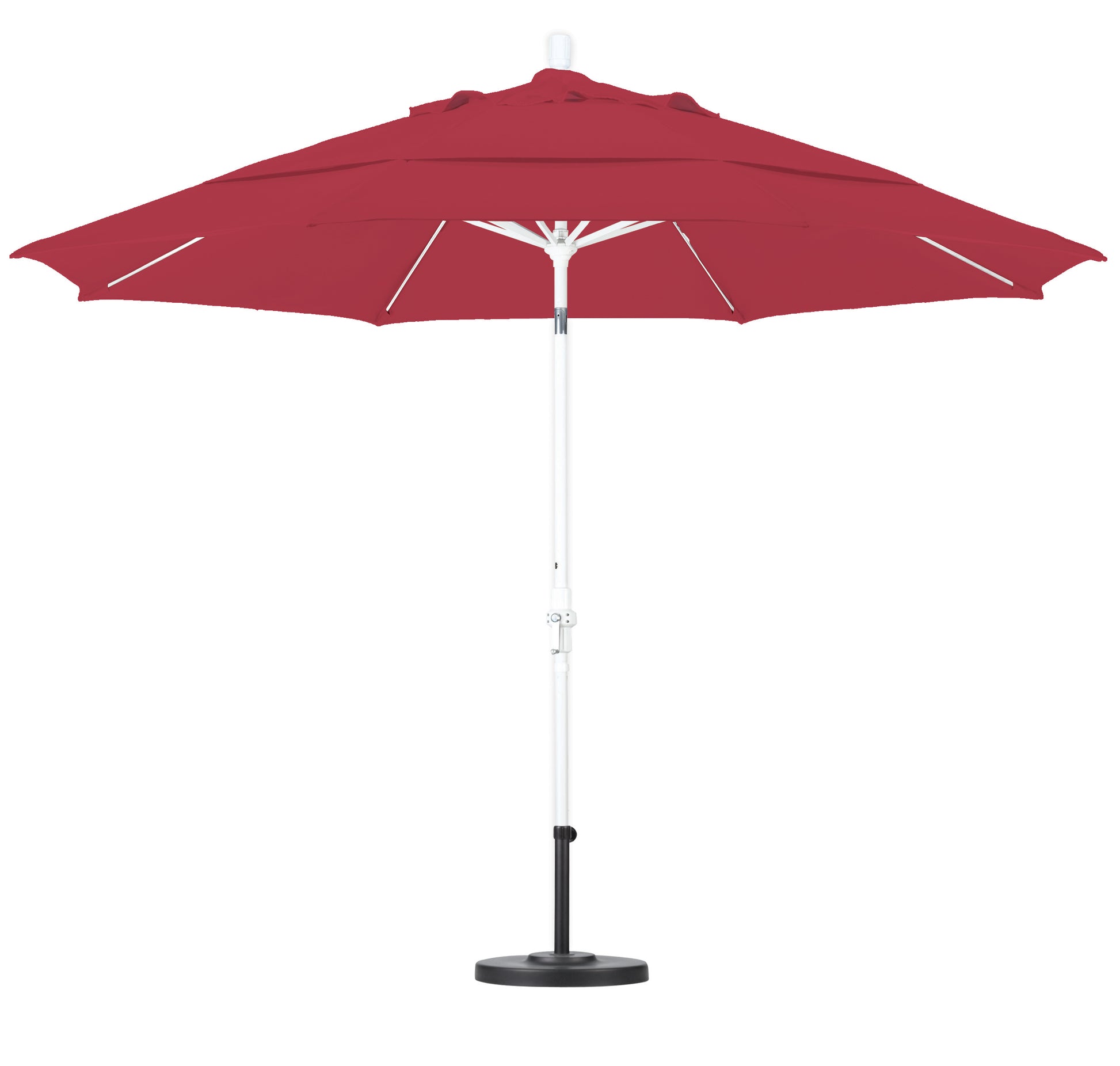 CasaFoyer 11' California Market Umbrella - Extra Large, Commercial-Grade Design, Aluminum Pole, Fiberglass Ribs, Collar Tilt, Wind Resistant