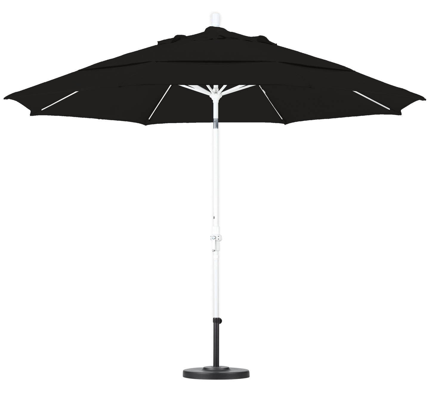 CasaFoyer 11' California Market Umbrella with Advanced Collar Tilt Design - Extra Large Patio Umbrella with Durable Aluminum Pole and Premium Fiberglass Ribs