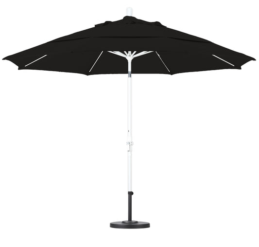CasaFoyer 11' California Market Umbrella with Advanced Collar Tilt Design - Extra Large Patio Umbrella with Durable Aluminum Pole and Premium Fiberglass Ribs