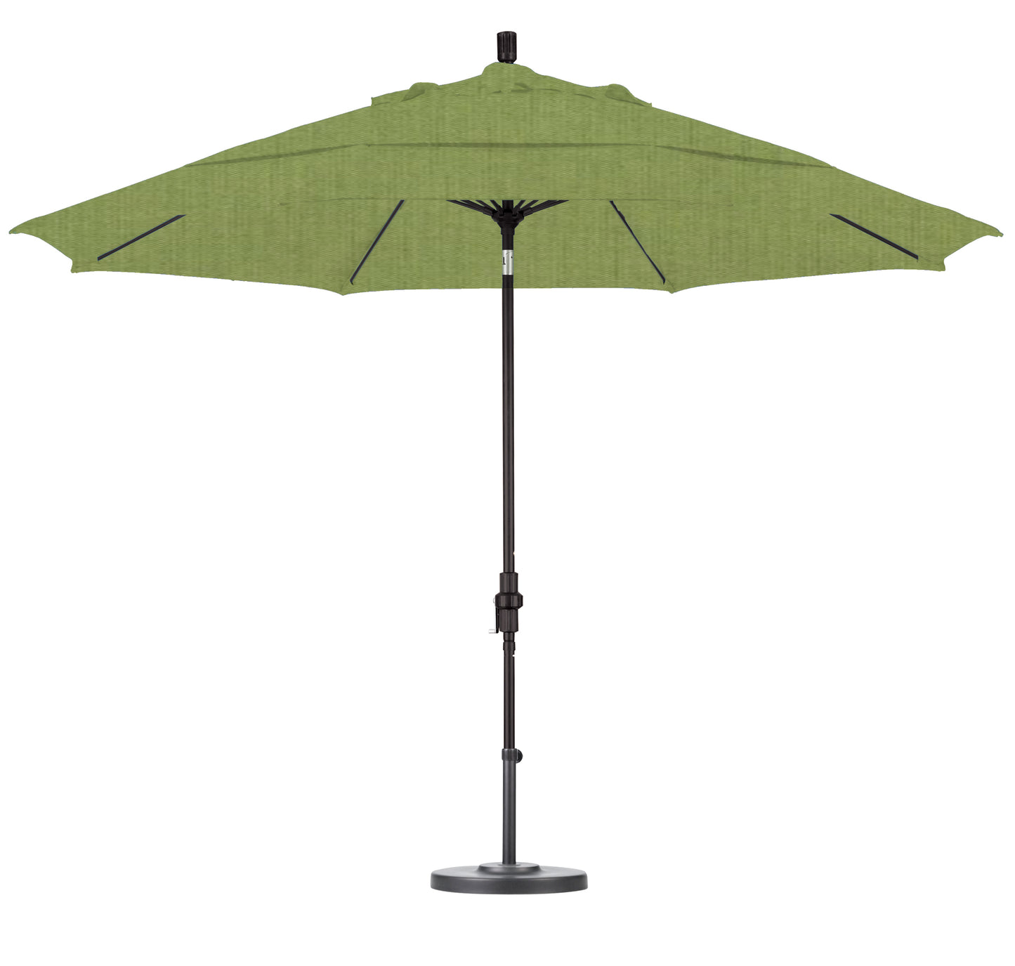 CasaFoyer 11' Extra-Large California Market Umbrella with Commercial-Grade Design, Aluminum Pole, Fiberglass Ribs, Collar Tilt, and Wind-Resistant Canopy