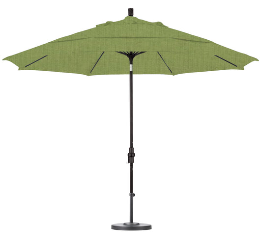 CasaFoyer 11' Extra-Large California Market Umbrella with Commercial-Grade Design, Aluminum Pole, Fiberglass Ribs, Collar Tilt, and Wind-Resistant Canopy