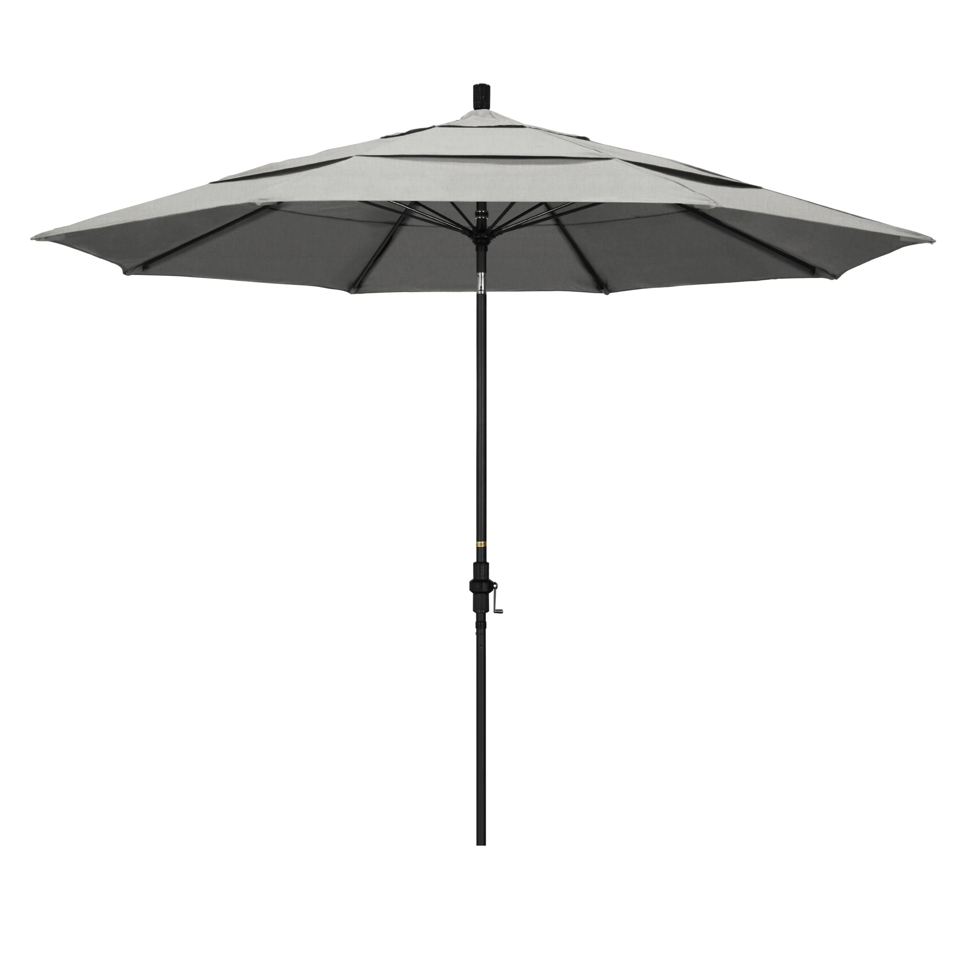 CasaFoyer 11' California Market Umbrella - Durable Aluminum Pole, Fiberglass Ribs, Collar Tilt, Crank Lift - Enhanced Flexibility & Longevity - Wind Resistant - Easy-to-Use & User-Friendly - Sunbrella Fabric