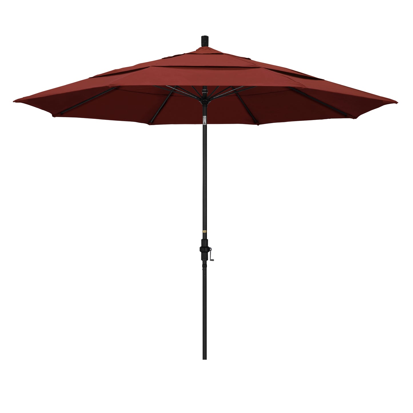CasaFoyer 11' Extra-Large California Market Umbrella with Commercial-Grade Design, Aluminum Pole, Fiberglass Ribs, Collar Tilt, and Wind-Resistant Canopy