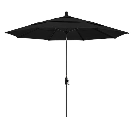 CasaFoyer 11' California Market Umbrella with Commercial-Grade Design, Aluminum Pole, Fiberglass Ribs, Collar Tilt, and Wind-Resistant Canopy