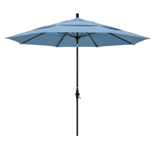 CasaFoyer 11' California Market Umbrella - Extra Large, Commercial-Grade Design, Aluminum Pole, Fiberglass Ribs, Collar Tilt, Wind Resistant