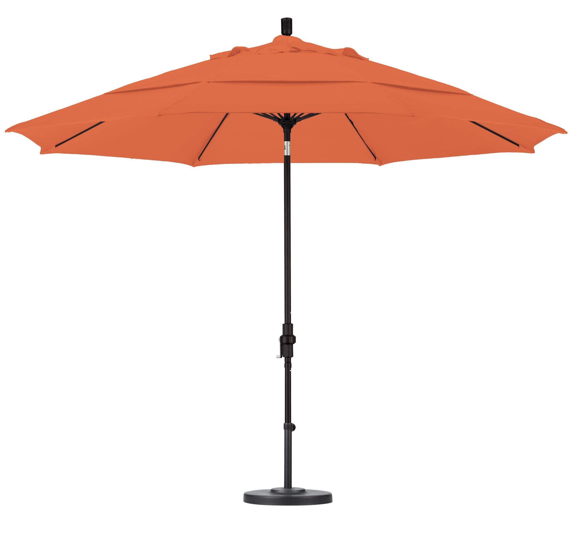 CasaFoyer 11' Extra-Large California Market Umbrella with Commercial-Grade Design, Aluminum Pole, and Fiberglass Ribs - Wind Resistant, Tilt Control, Easy Crank Open