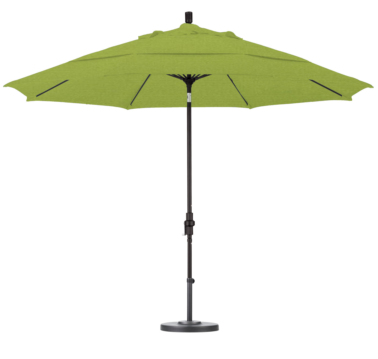 CasaFoyer 11' Extra-Large California Market Umbrella | Commercial-Grade Design | Aluminum Pole | Fiberglass Ribs | Collar Tilt | Wind Resistant | Sunbrella Fabric