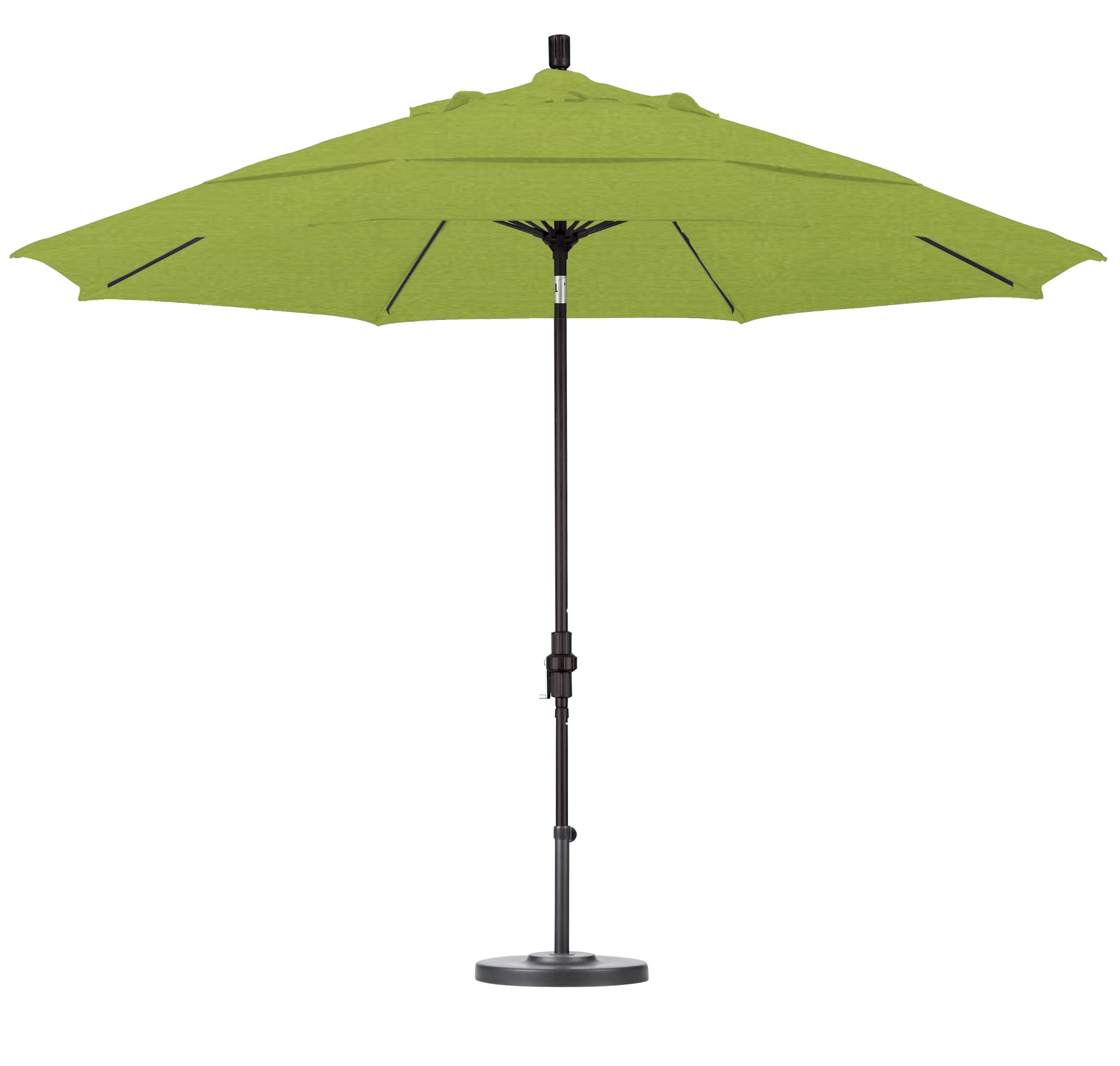 CasaFoyer 11' Extra-Large California Market Umbrella | Commercial-Grade Design | Aluminum Pole | Fiberglass Ribs | Collar Tilt | Wind Resistant | Sunbrella Fabric
