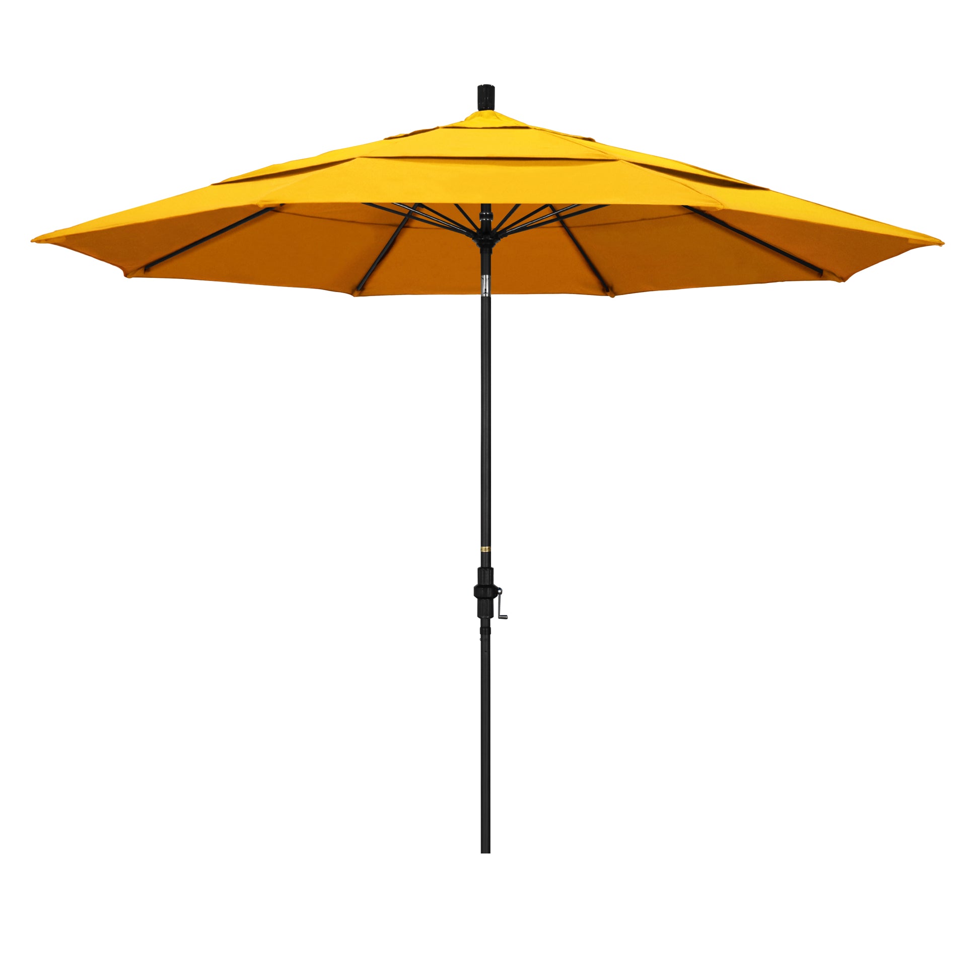 CasaFoyer 11' California Market Umbrella - Extra Large, Commercial-Grade Design, Aluminum Pole, Fiberglass Ribs, Collar Tilt, Wind Resistant