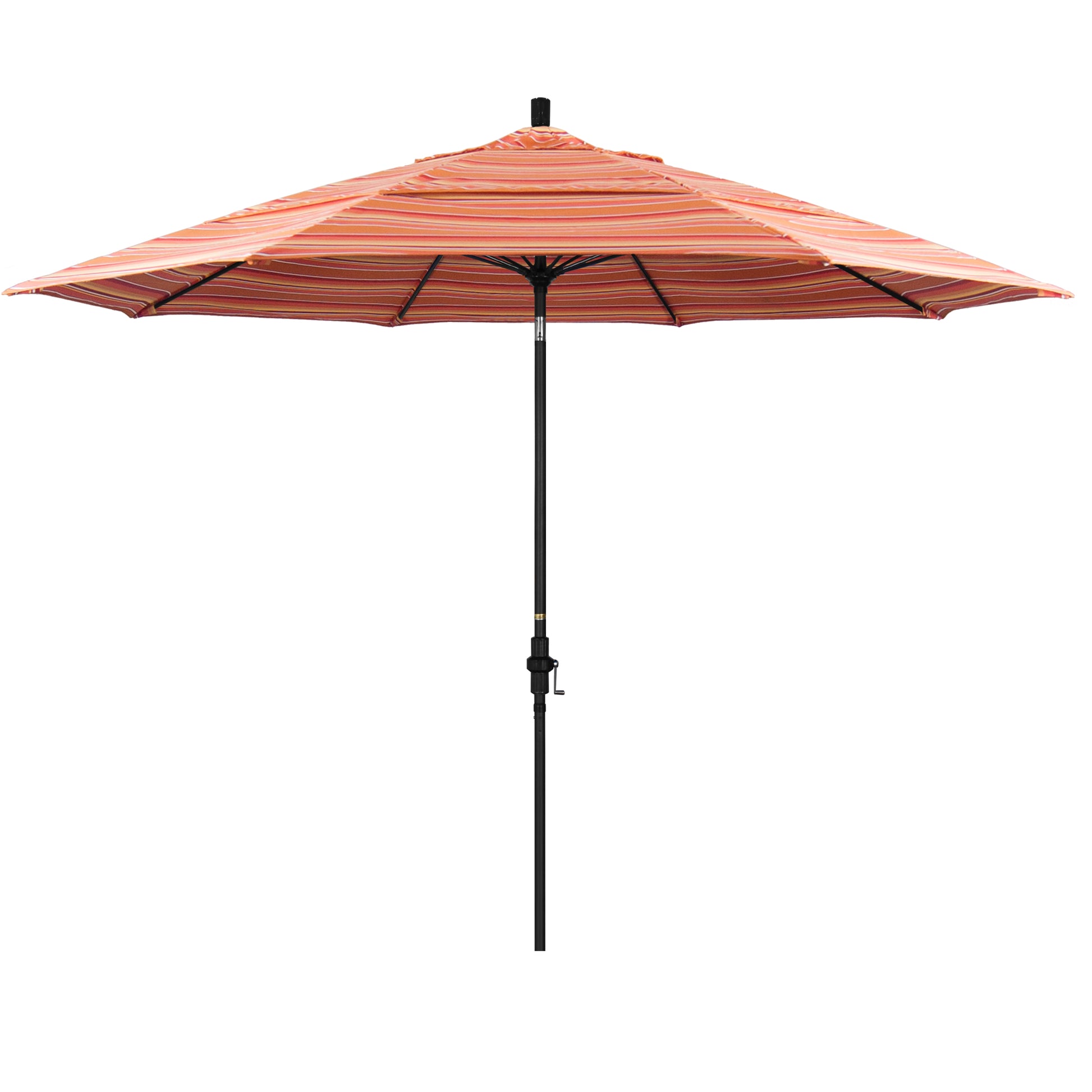 CasaFoyer 11' Extra-Large California Market Umbrella | Commercial-Grade Design | Aluminum Pole | Fiberglass Ribs | Collar Tilt | Wind Resistant | Sunbrella Fabric