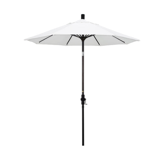 CasaFoyer 7.5' California Market Umbrella - Commercial-Grade Design, Aluminum Pole, Fiberglass Ribs, Collar Tilt, Crank Lift, Extra-Large Canopy
