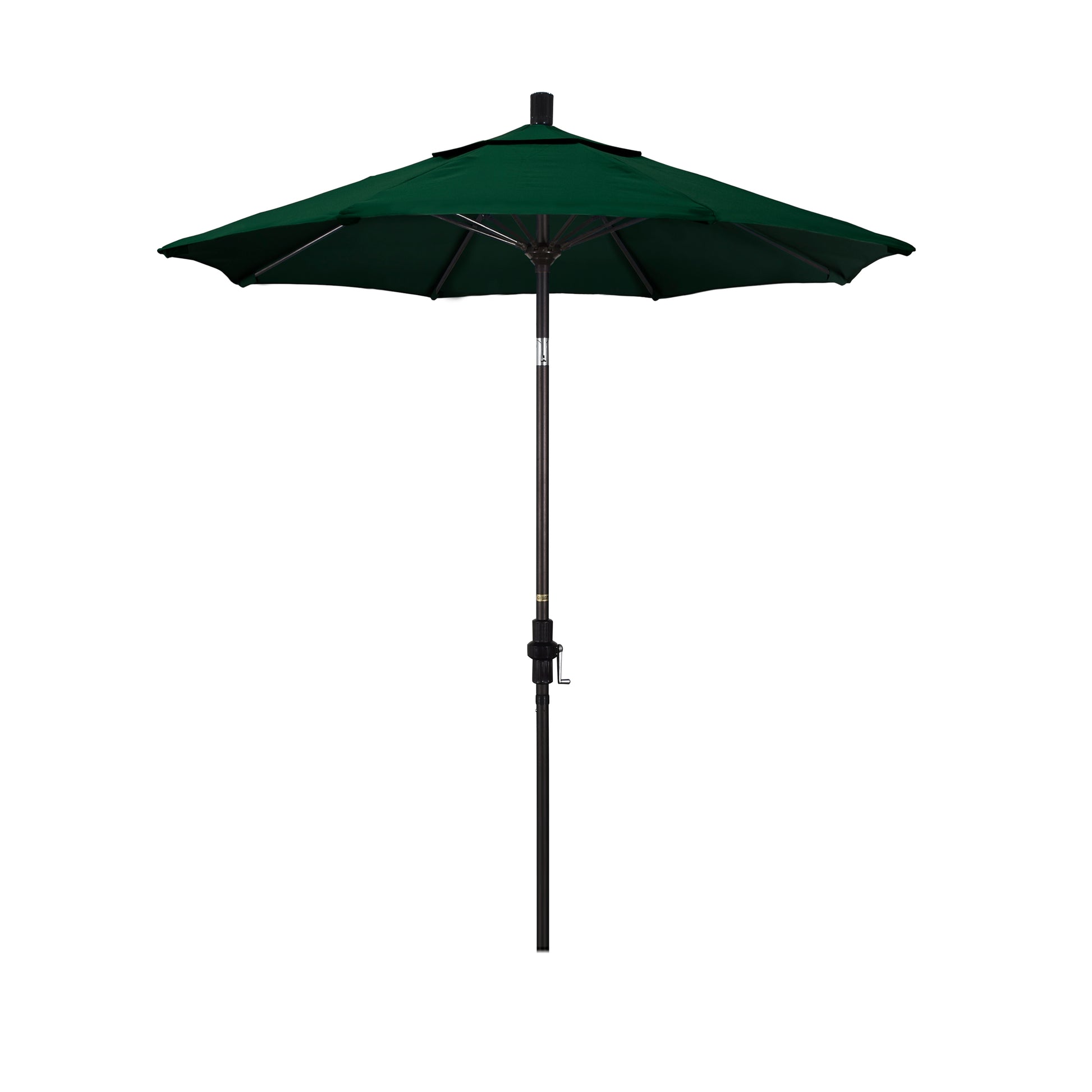 CasaFoyer 7.5' California Market Umbrella - Durable Aluminum Pole, Fiberglass Ribs, Collar Tilt, Crank Lift - Extra-Large Canopy - Resilient Shade Experience