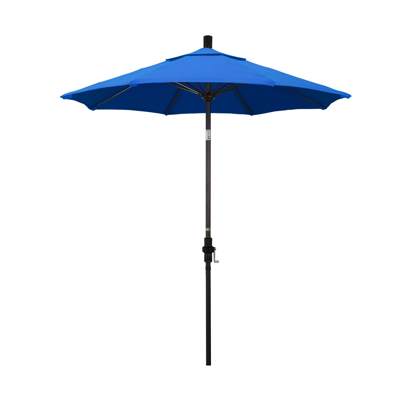 CasaFoyer 7.5' California Market Umbrella - Durable Aluminum Pole, Fiberglass Ribs, Collar Tilt, Crank Lift - Extra-Large Canopy - User-Friendly & Long-Lasting Shade