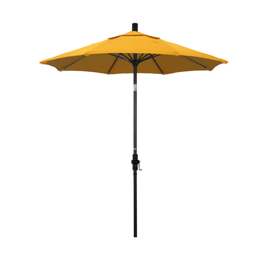 CasaFoyer 7.5' California Market Umbrella - Commercial-Grade Design, Aluminum Pole, Fiberglass Ribs, Collar Tilt, Crank Lift, Extra-Large Canopy