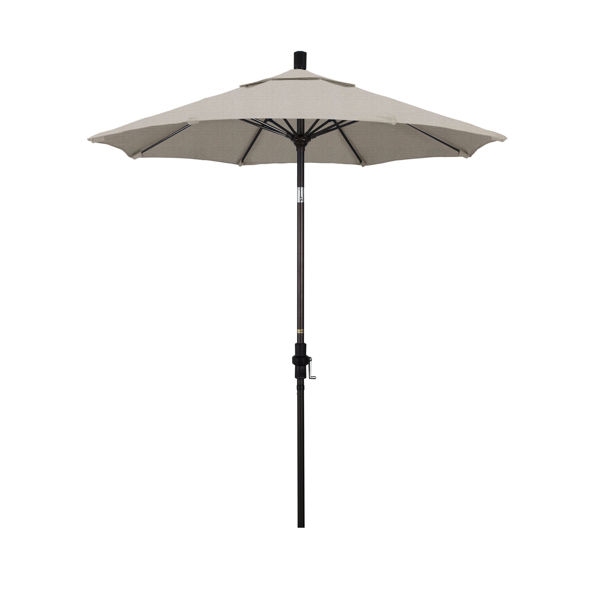 CasaFoyer 7.5' California Market Umbrella - Commercial-Grade Design, Aluminum Pole, Fiberglass Ribs, Collar Tilt, Durable & Flexible Canopy