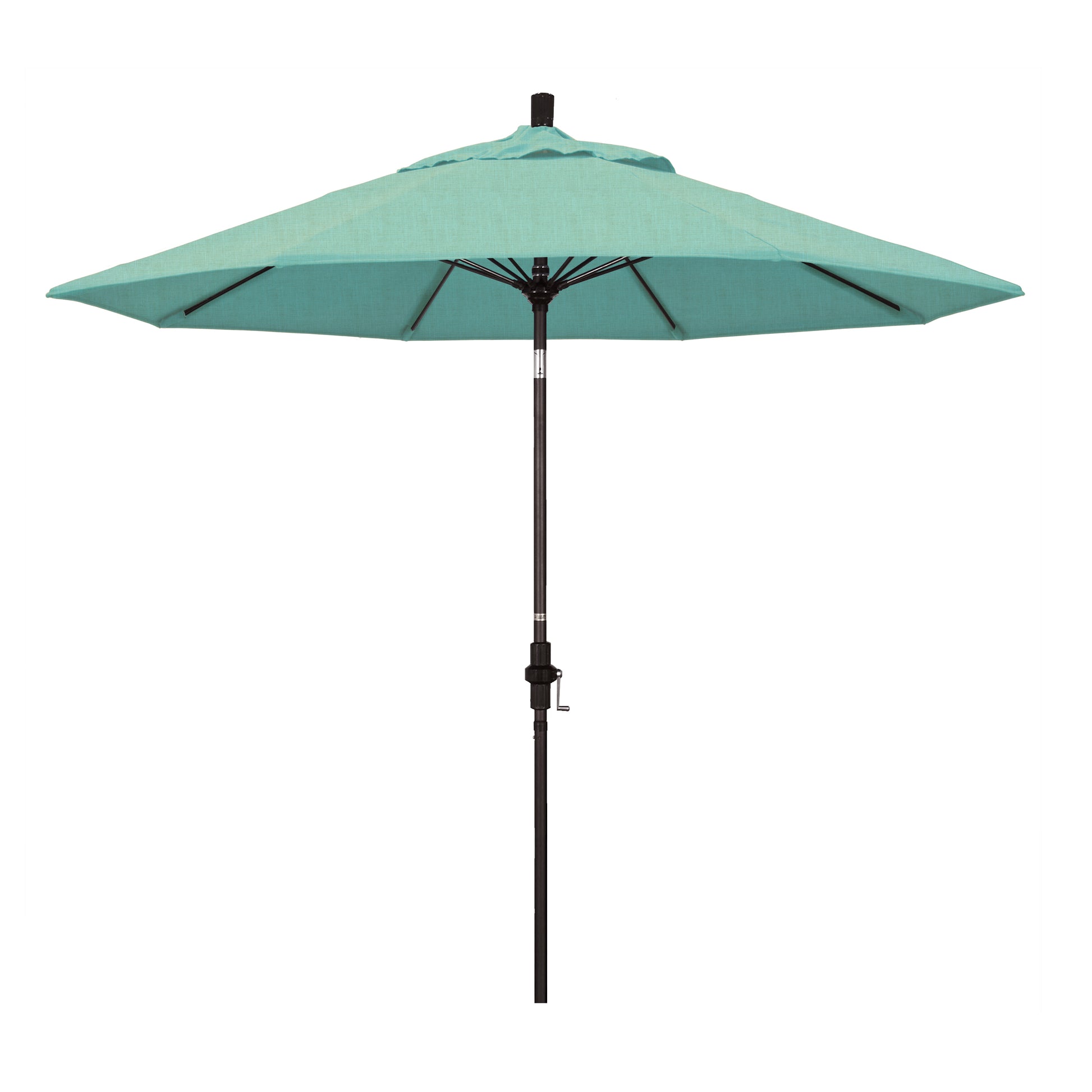 CasaFoyer 9' Fiberglass Frame Patio Umbrella with Water-Repellent Fabric, Crank Lift, and Infinity Tilt - Durable and Adjustable for Sun Protection