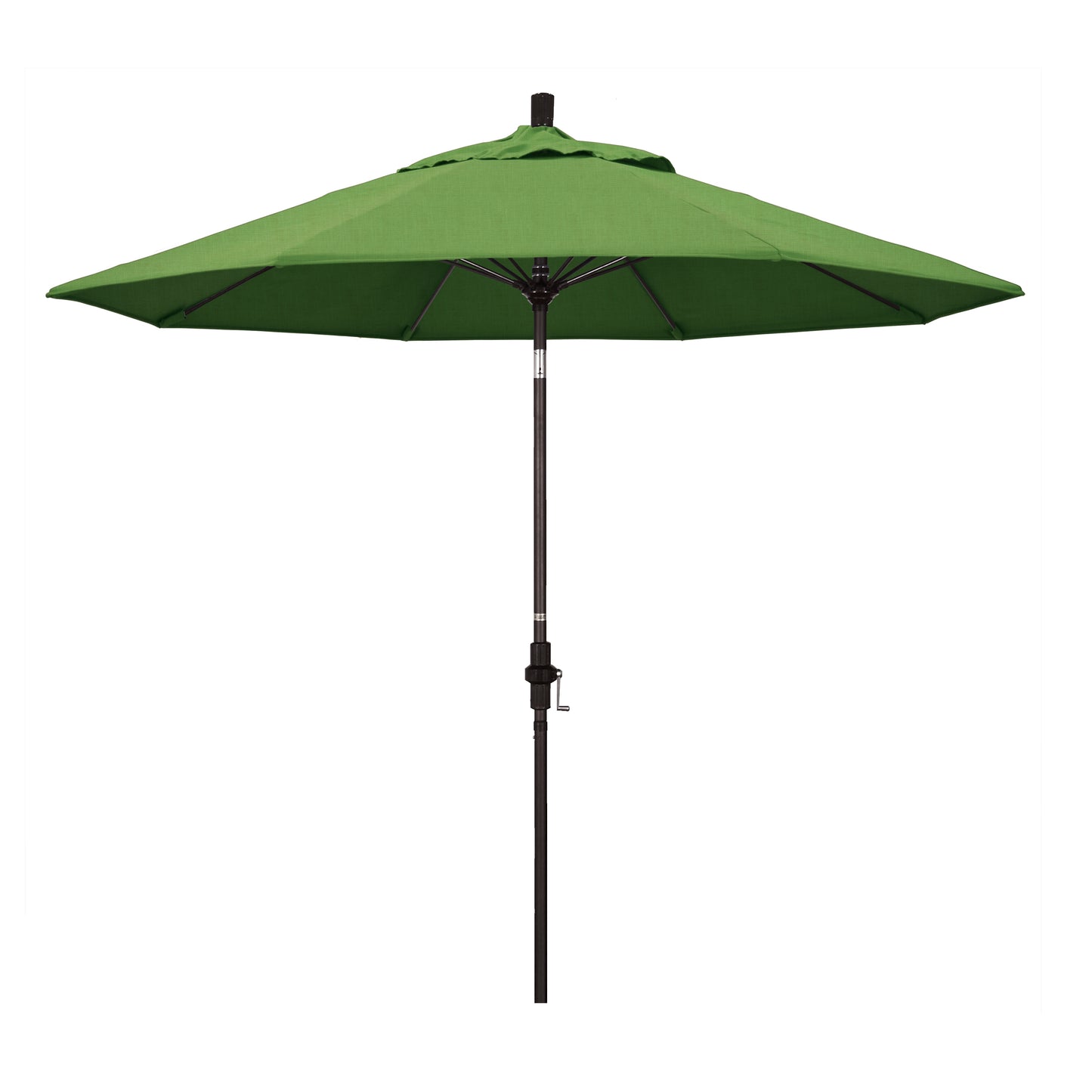 CasaFoyer Durable 9ft Patio Umbrella with Fiberglass Frame, Water-Repellent Fabric, Crank Lift, and Infinity Tilt - Ideal for 48-inch Round Tables