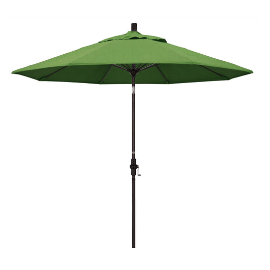 CasaFoyer Durable 9ft Patio Umbrella with Fiberglass Frame, Water-Repellent Fabric, Crank Lift, and Infinity Tilt - Ideal for 48-inch Round Tables