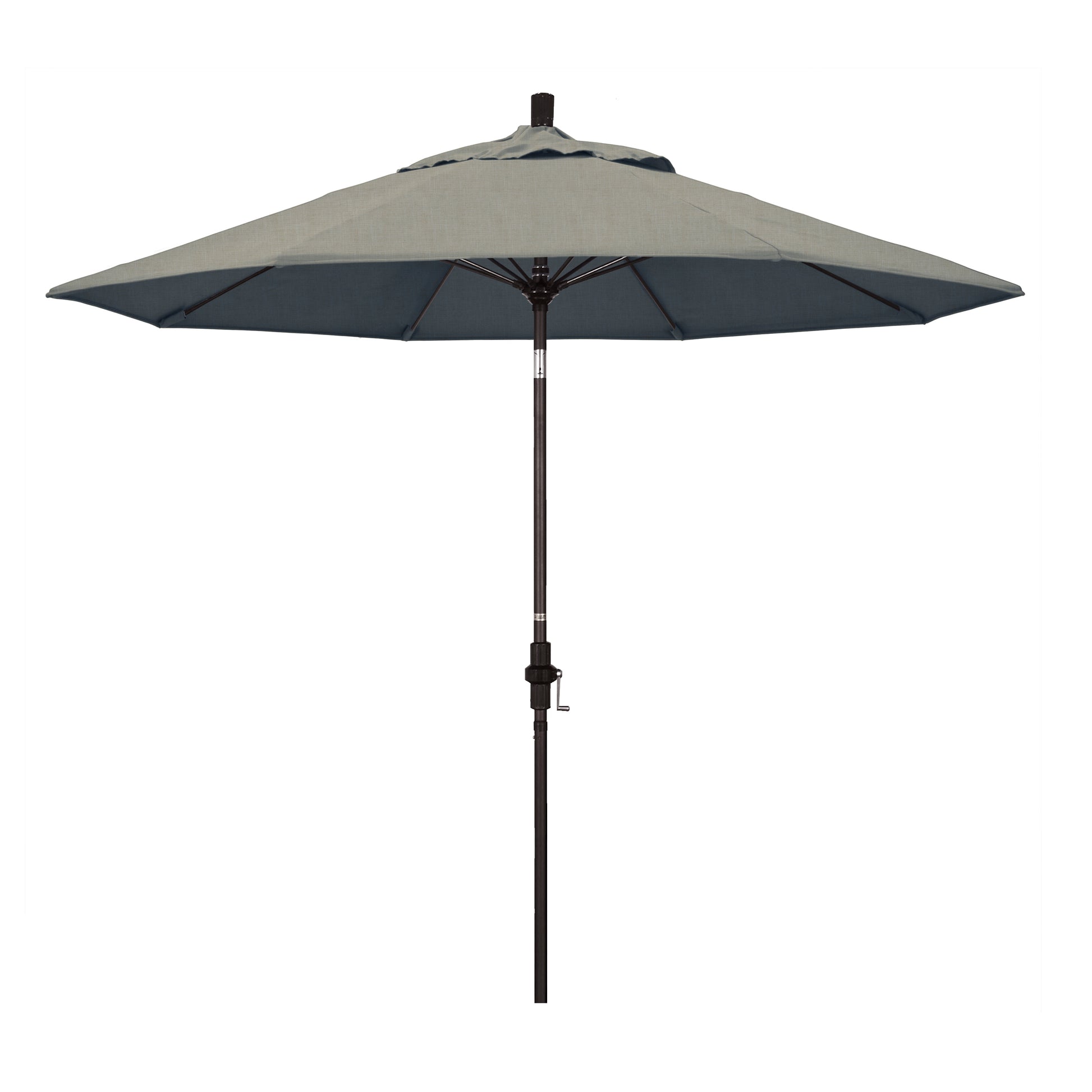CasaFoyer Durable 9ft Fiberglass Frame Umbrella with Crank Lift & Tilt Mechanism - Water-Repellent Fabric, Wind Resistant - Ideal for Patio & Outdoor Use