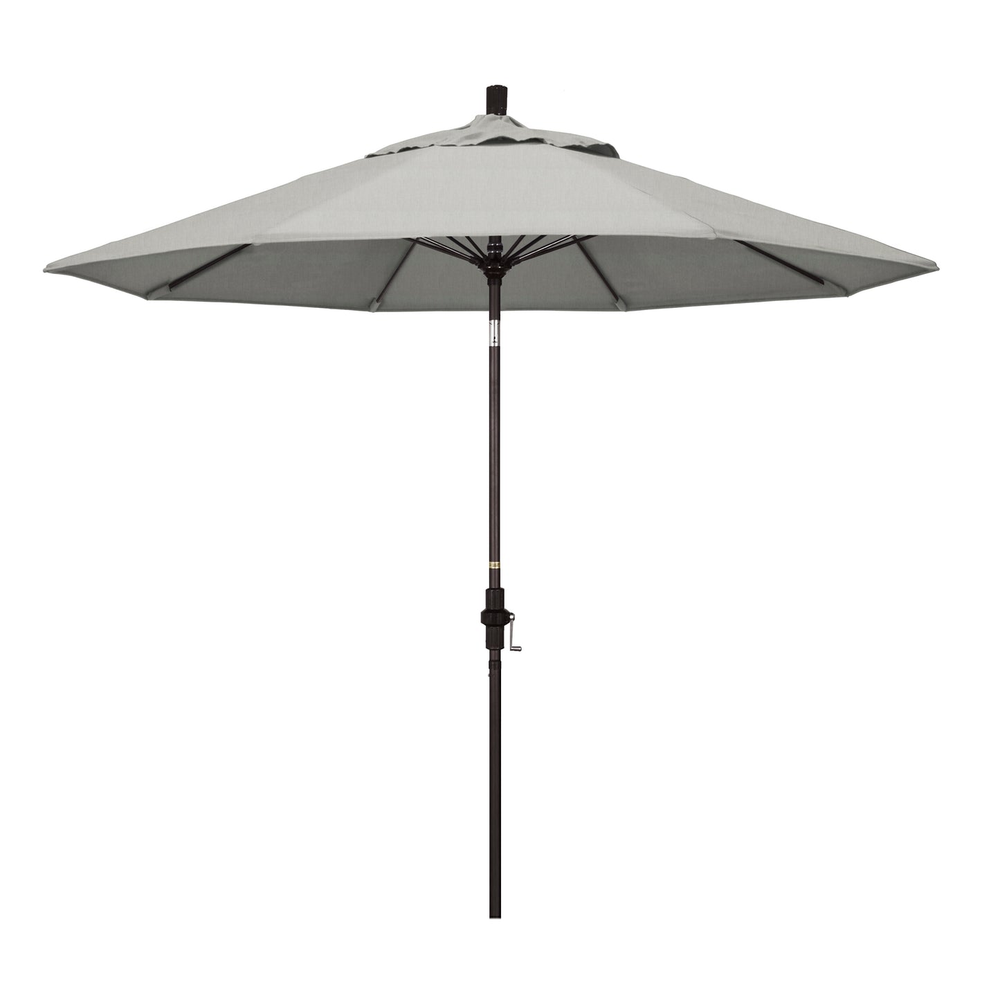 CasaFoyer 9' Fiberglass Frame Patio Umbrella with Water-Repellent Fabric, Crank Lift, and Infinity Tilt - Ideal for Sun Protection and Durability