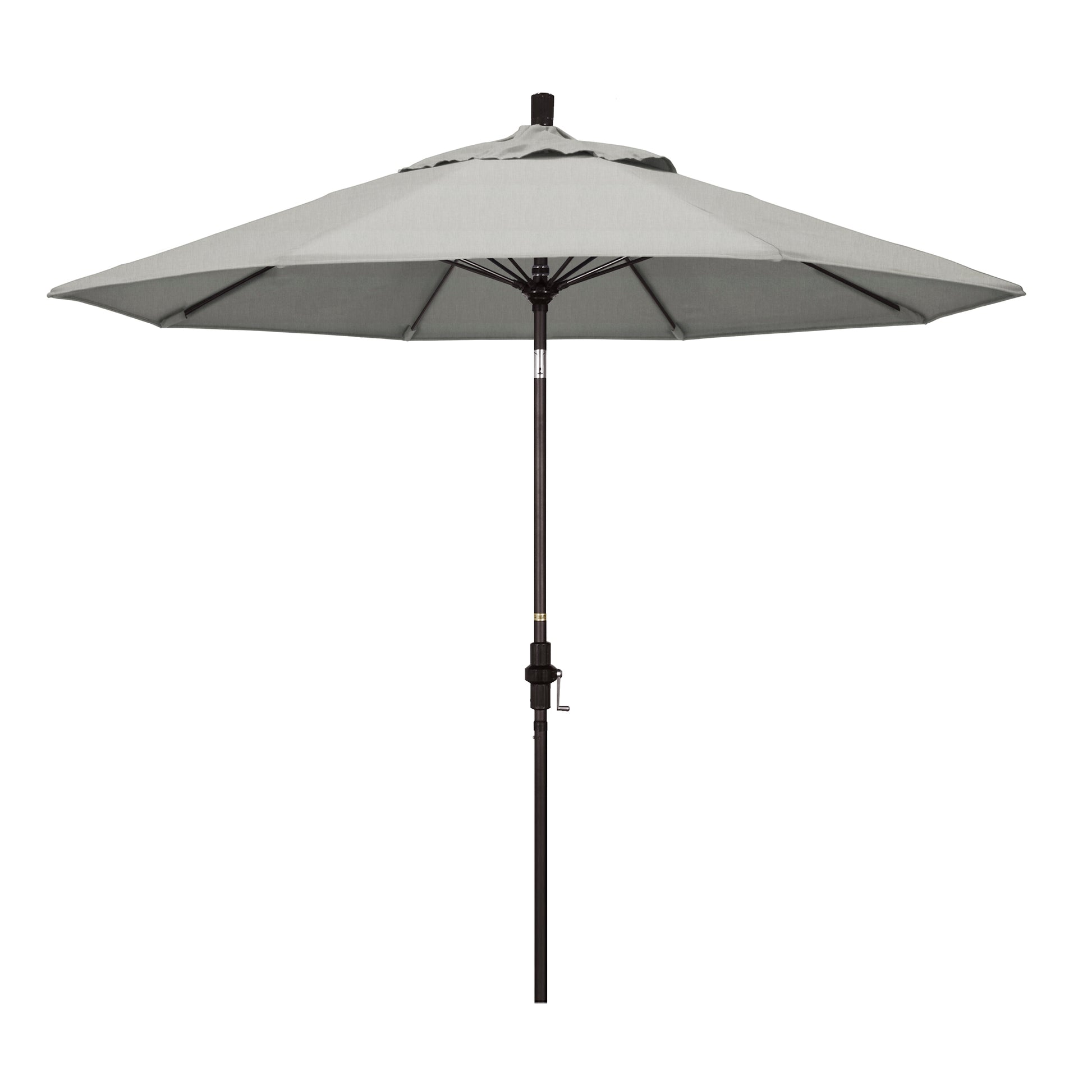 CasaFoyer 9' Fiberglass Frame Patio Umbrella with Water-Repellent Fabric, Crank Lift, and Infinity Tilt - Ideal for Sun Protection and Durability