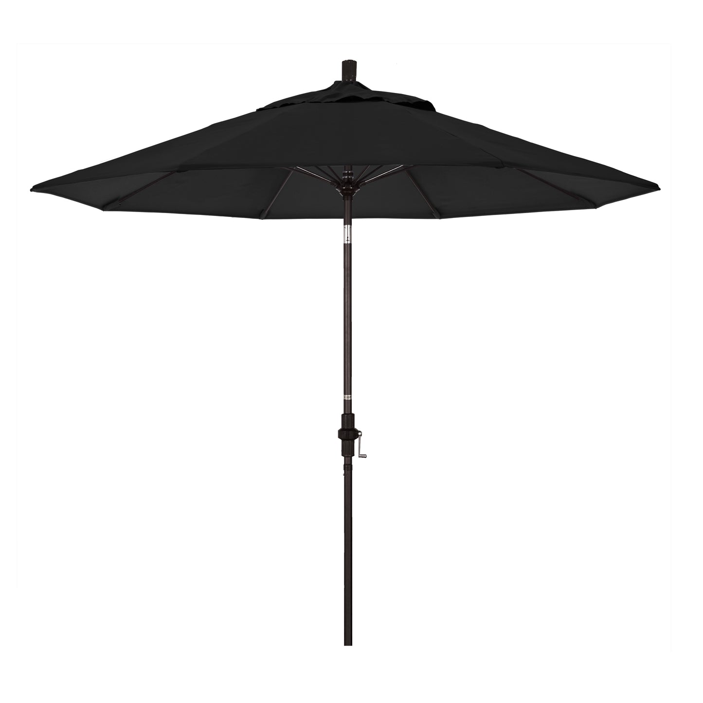CasaFoyer 9' Durable Fiberglass Frame Umbrella with Water-Repellent Fabric, Crank Lift & Infinity Tilt - Ideal for Sun Protection & Strong Winds