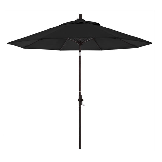 CasaFoyer 9' Durable Fiberglass Frame Umbrella with Water-Repellent Fabric, Crank Lift & Infinity Tilt - Ideal for Sun Protection & Strong Winds