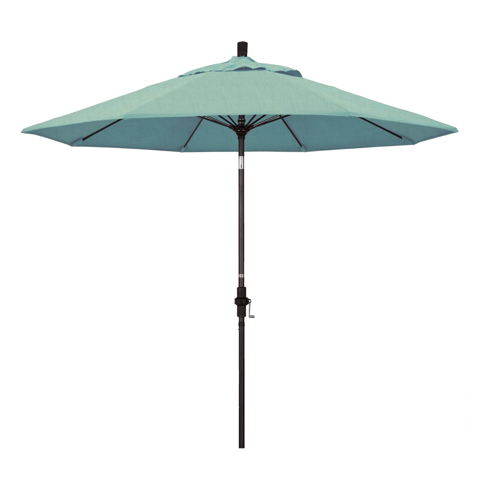 CasaFoyer Durable 9ft Fiberglass Frame Umbrella with Crank Lift & Tilt Mechanism - Ideal for Patio, Poolside, and Outdoor Use