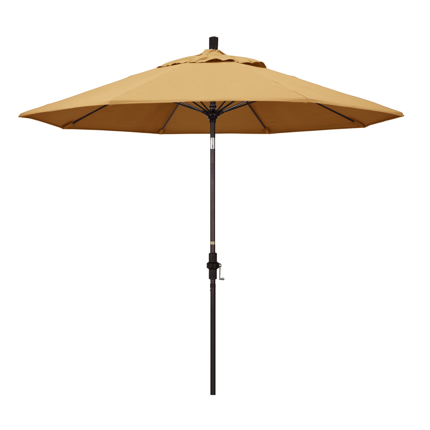 CasaFoyer Durable 9ft Patio Umbrella with Fiberglass Frame, Water-Repellent Fabric, Crank Lift, and Infinity Tilt - Ideal for 48-inch Round Tables