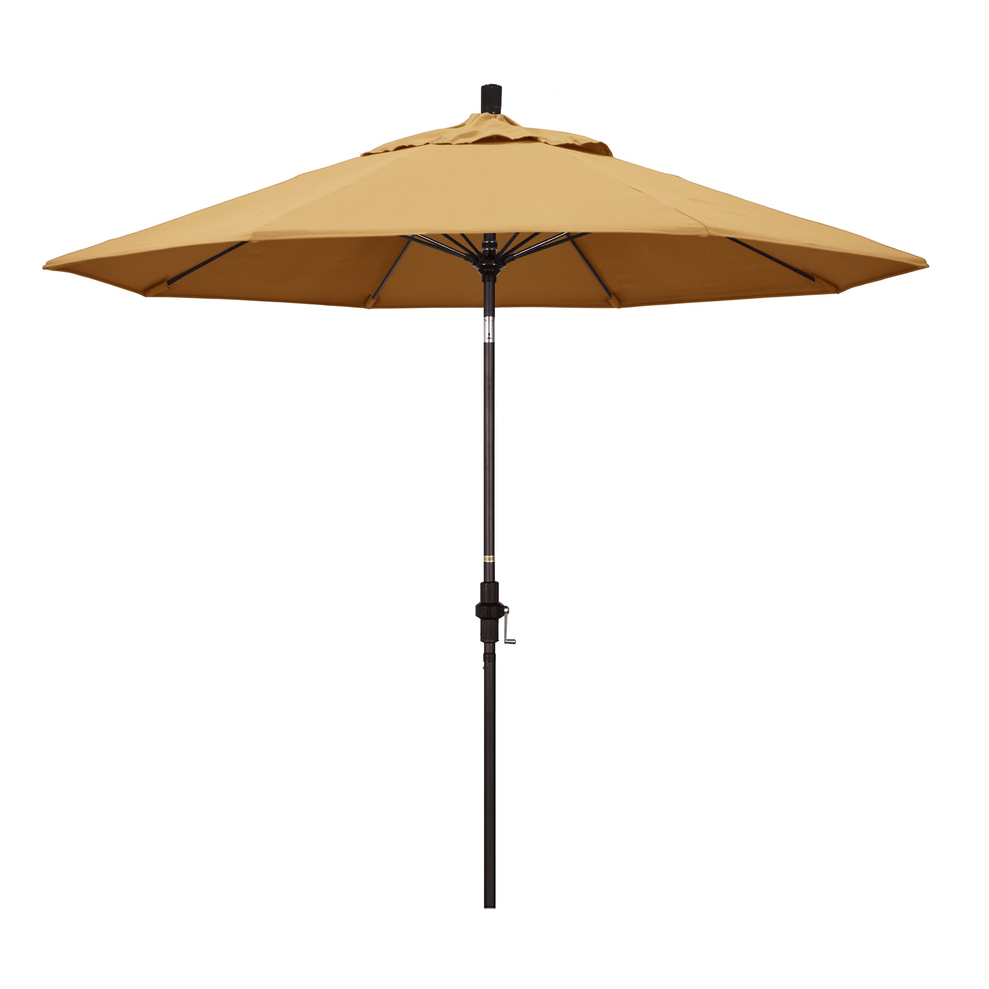 CasaFoyer Durable 9ft Patio Umbrella with Fiberglass Frame, Water-Repellent Fabric, Crank Lift, and Infinity Tilt - Ideal for 48-inch Round Tables