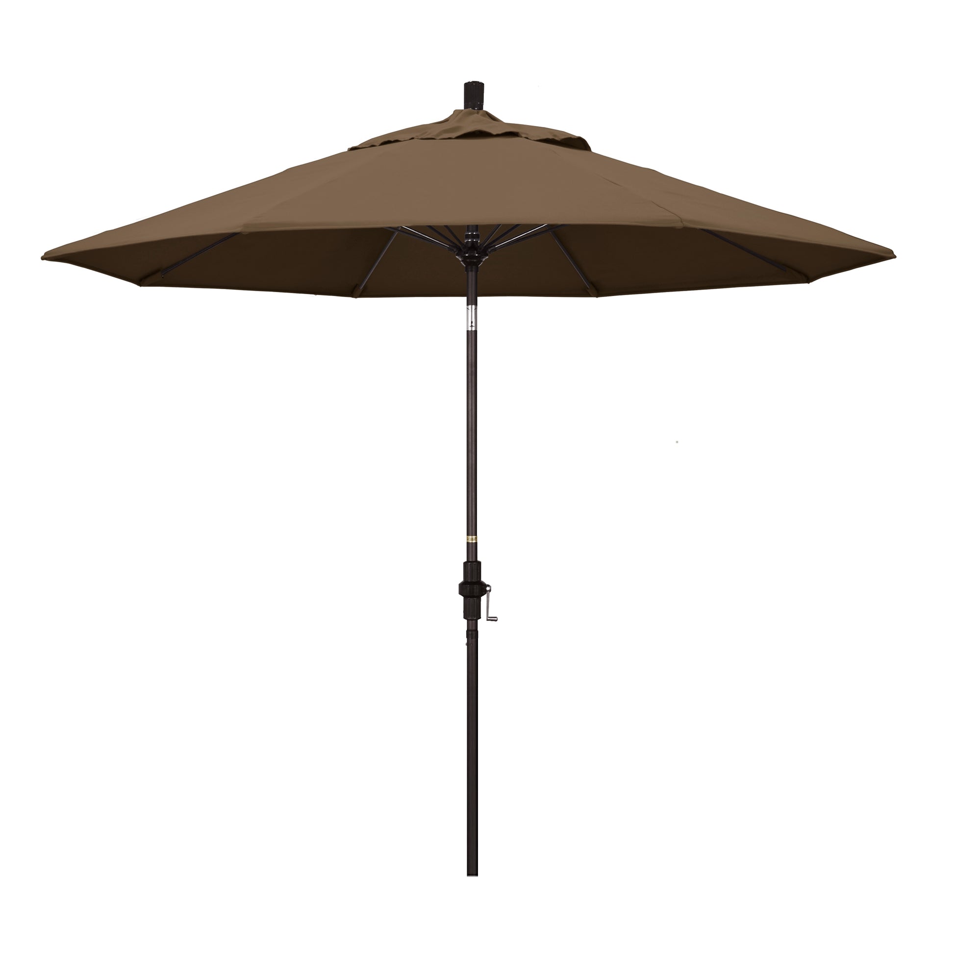 CasaFoyer Durable 9ft Patio Umbrella with Fiberglass Frame, Water-Repellent Fabric, Crank Lift, and Infinity Tilt - Ideal for 48-inch Round Tables