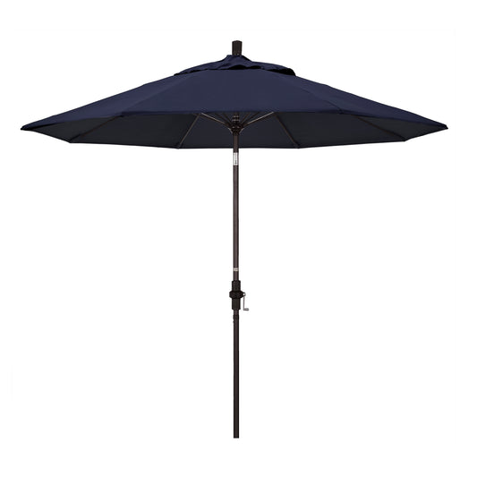 CasaFoyer 9' Fiberglass Frame Patio Umbrella with Water-Repellent Fabric, Crank Lift, and Infinity Tilt - Durable and Wind-Resistant - Ideal for 48" Round Tables