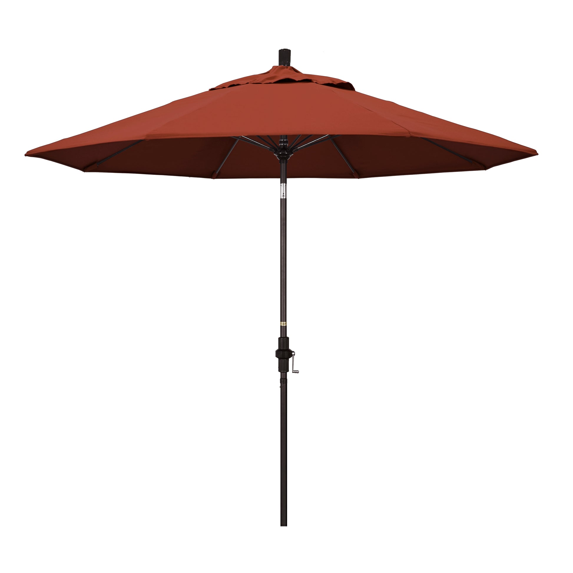 CasaFoyer 9' Durable Fiberglass Frame Umbrella with Crank Lift & Infinity Tilt - Water-Repellent Fabric - Ideal for Patio or Freestanding Use