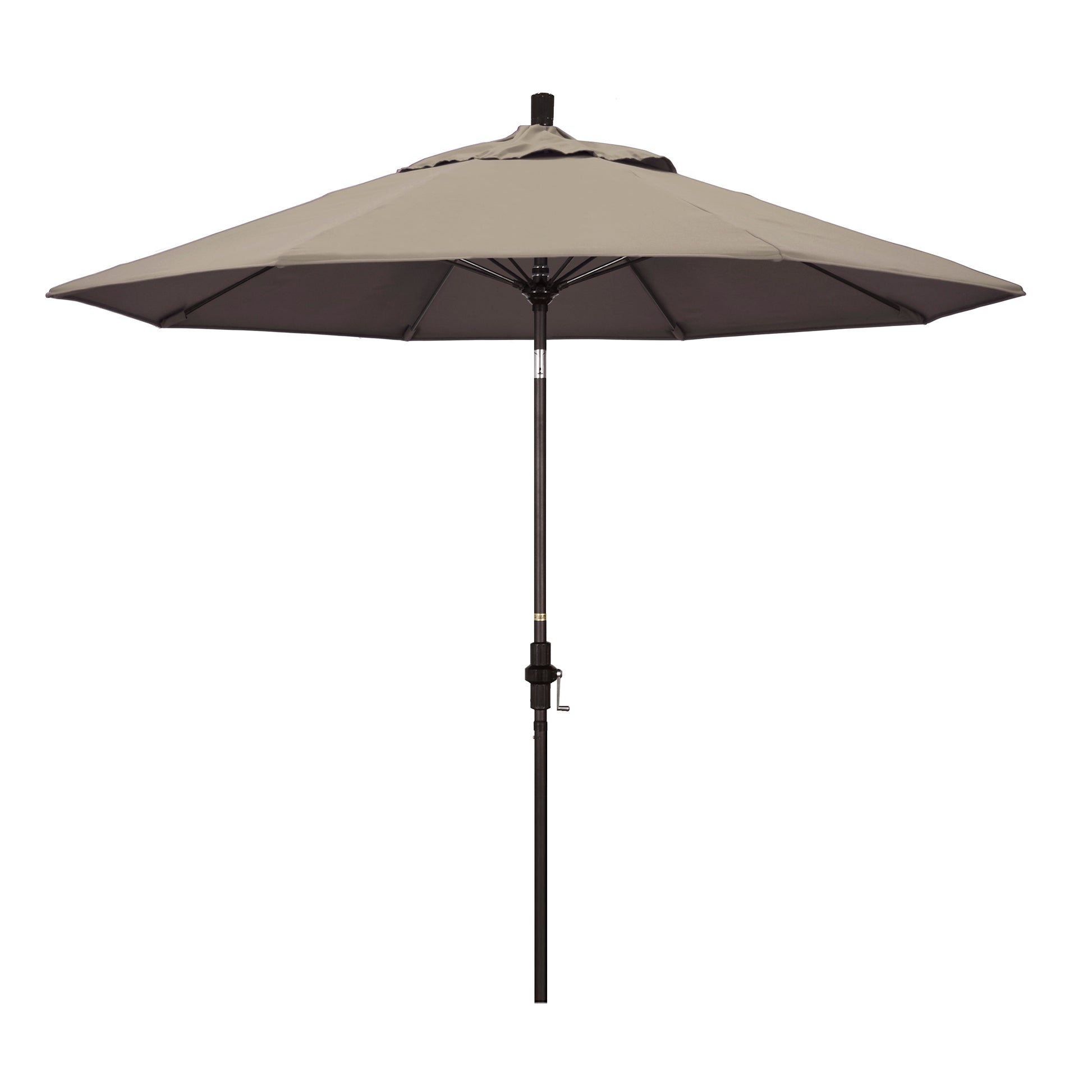 CasaFoyer 9' Fiberglass Frame Patio Umbrella with Water-Repellent Fabric, Windproof Design, Crank Lift, and Infinity Tilt - Ideal for Sun Protection and Outdoor Dining