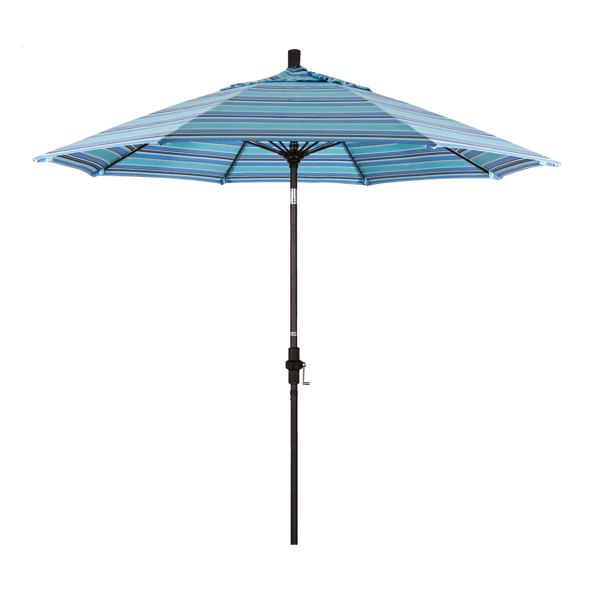 CasaFoyer Durable 9ft Fiberglass Frame Umbrella with Crank Lift & Tilt Mechanism - Water-Repellent Fabric, Windproof - Ideal for Patio Tables - Base Not Included