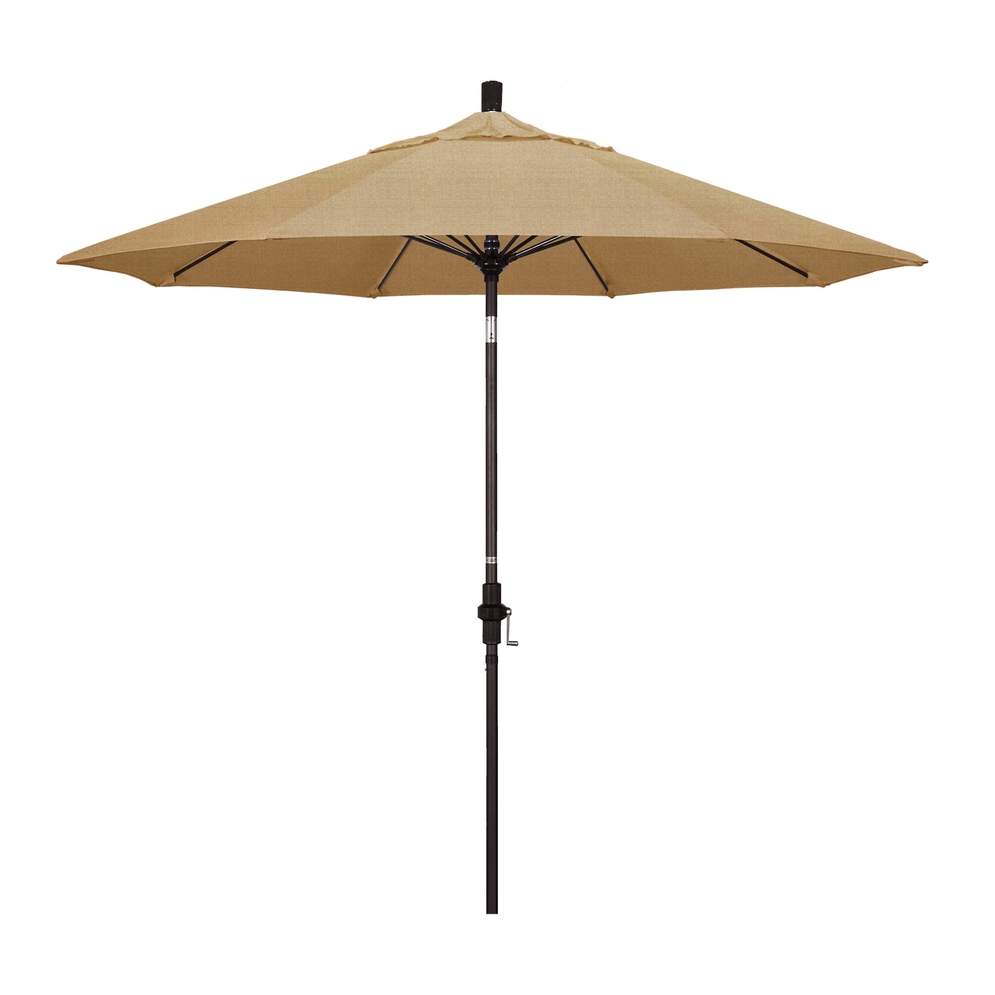 CasaFoyer Durable 9ft Fiberglass Frame Umbrella with Crank Lift & Tilt Mechanism - Ideal for Patio Tables - Water-Repellent Fabric - Wind Resistant.