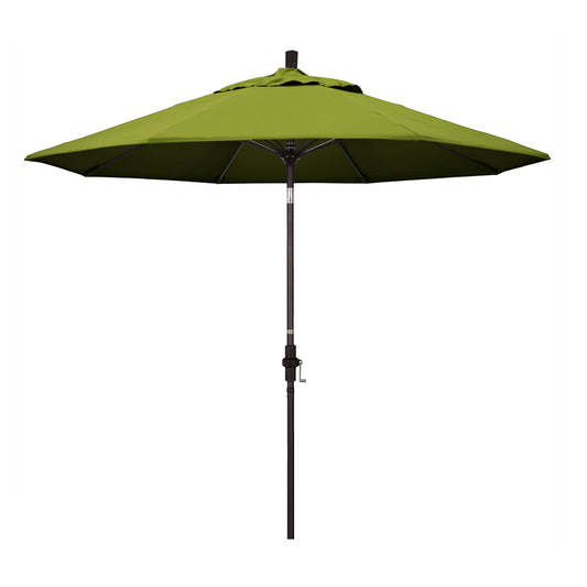 CasaFoyer Durable 9ft Fiberglass Frame Umbrella with Water-Repellent Fabric, Crank Lift, and Infinity Tilt - Ideal for Patio or Freestanding Use